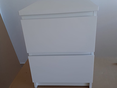 The finished cabinet
